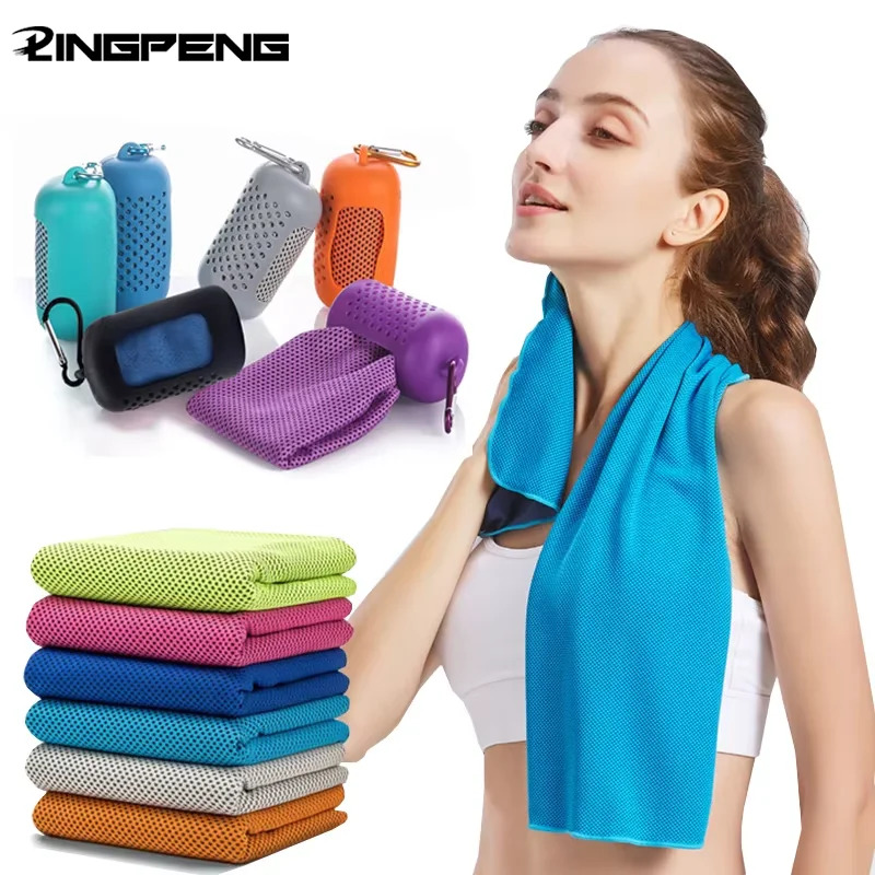 Camp Towel Microfiber - 야외용 마이크로화이버 빠른 건조 스포츠 쿨링