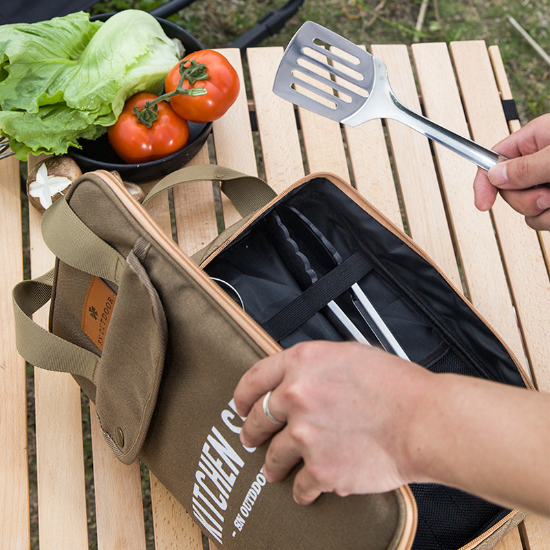 Outdoor Camping Utensils - 8pcs 캠핑 주방 조리기구 세트 휴대용