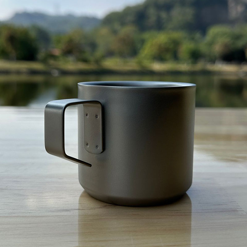Outdoor Camping Utensils - 150ml 미니 커피 머그/맥주 머그, 이중층