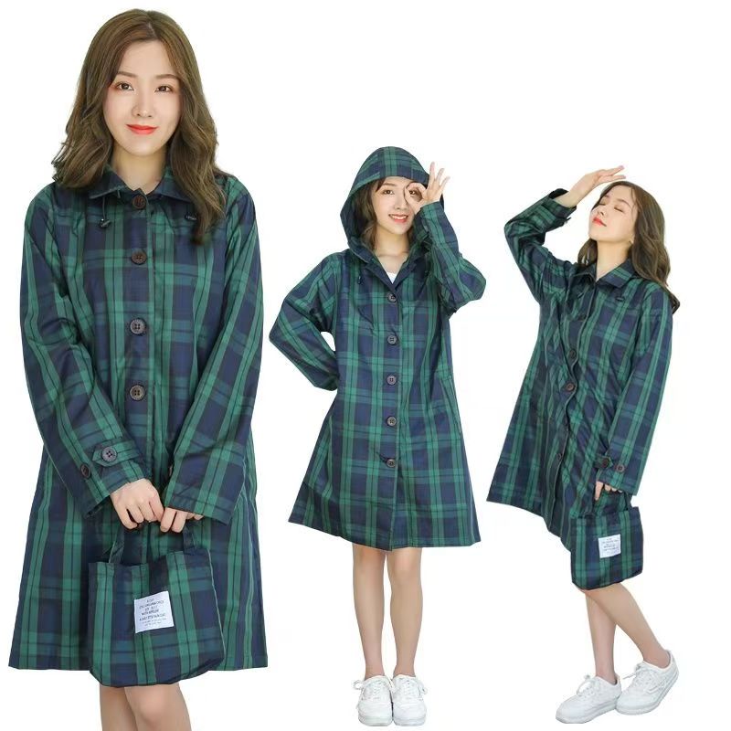 Camping Rain Poncho - 여성용 통기성 비옷, 경량 레인 코트,