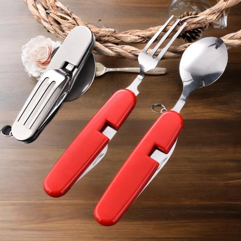 Outdoor Camping Utensils - 접이식 캠핑 식기 세트 - 야외