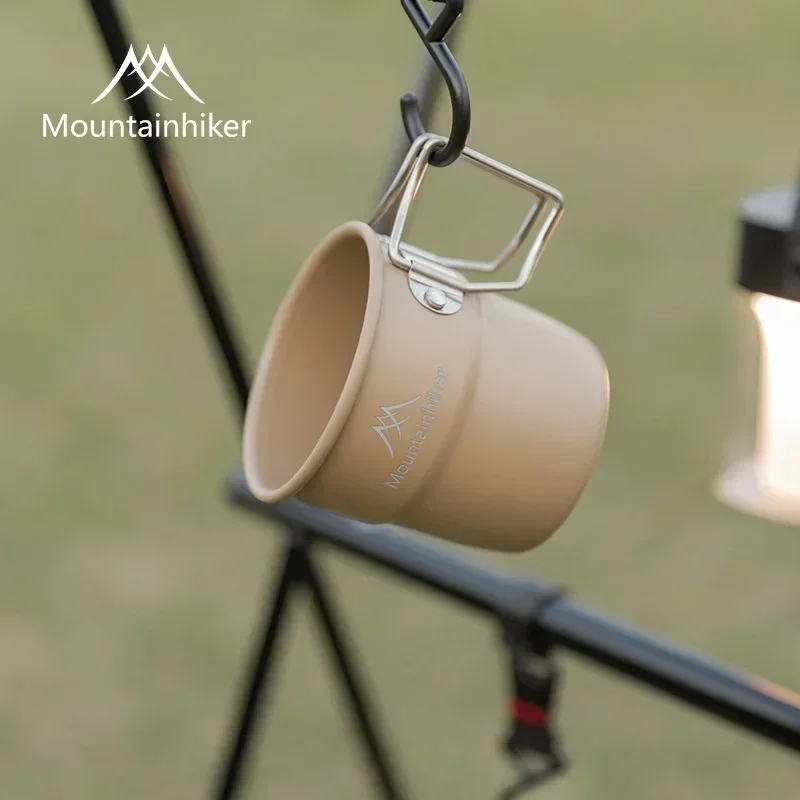Outdoor Camping Utensils - 알루미늄 캠핑 컵 MOUNTAINHIKER 휴대용 하이킹