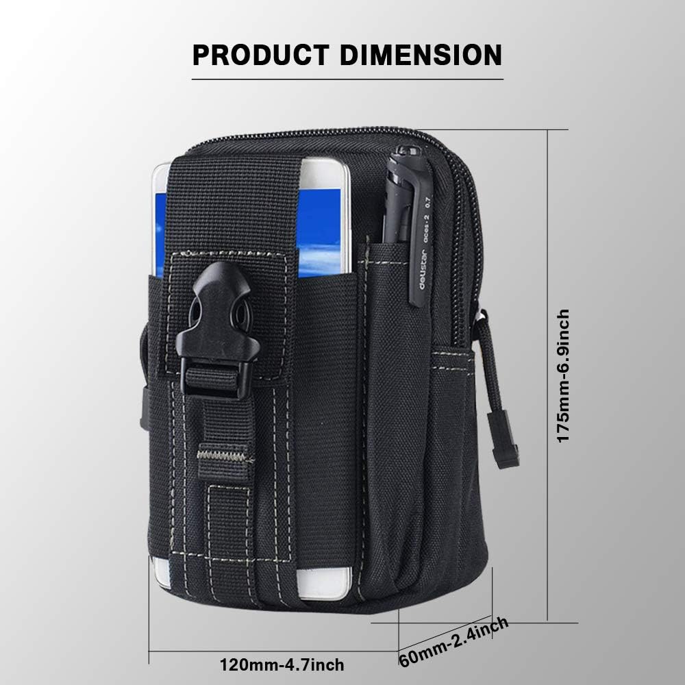 전술 몰리 벨트 파우치 군용 허리 가방 EDC 도구 주 - Outdoor Camping Bag 리뷰 및 가격