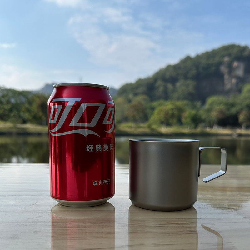 150ml 미니 커피 머그/맥주 머그, 이중층 티타늄  - Outdoor Camping Utensils 리뷰 및 가격