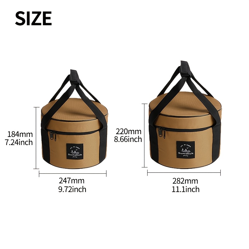 패딩 처리된 캠핑 조리기구 보관 가방 9L/14L 충격 - Outdoor Camping Utensils 리뷰 및 가격