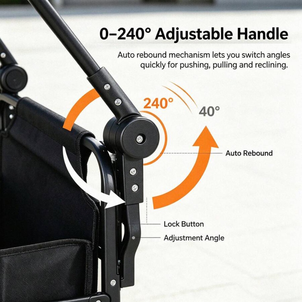 컵홀더 테이블이 있는 3-in-1 시트 웨건 카트, 모 - Outdoor Camping Bag 리뷰 및 가격