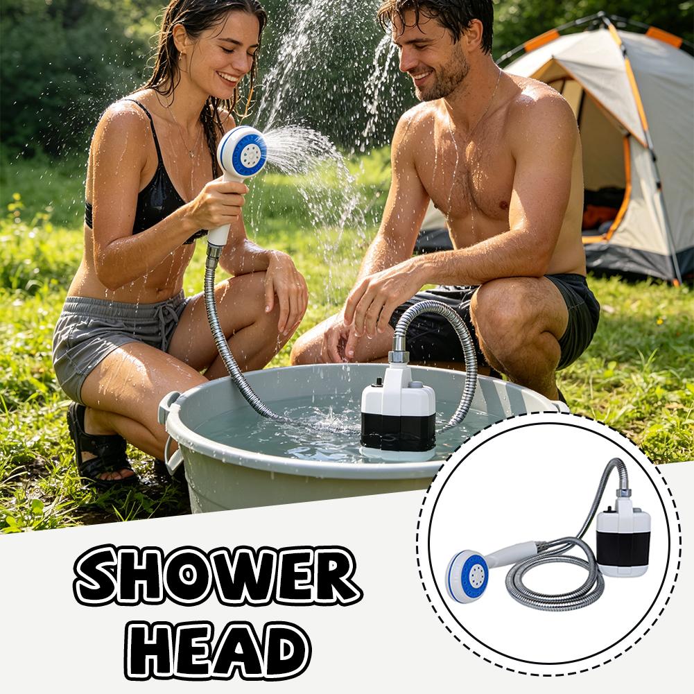 USB 충전식 휴대용 전기 샤워 펌프, 야외 캠핑 여행 - Outdoor Camping Showers 리뷰 및 가격