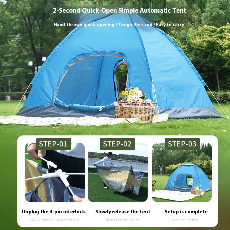 완전 자동 야외 텐트는 접어서 보관할 수 있으며, 자외 - Outdoor Camping Equipment Stores 리뷰 및 가격