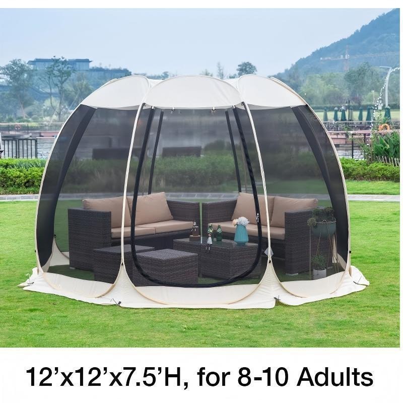 핫세일 6면 메쉬 스크린 파티 텐트 내구성 방수 야외  - Outdoor Camping Tents For Sale 리뷰 및 가격