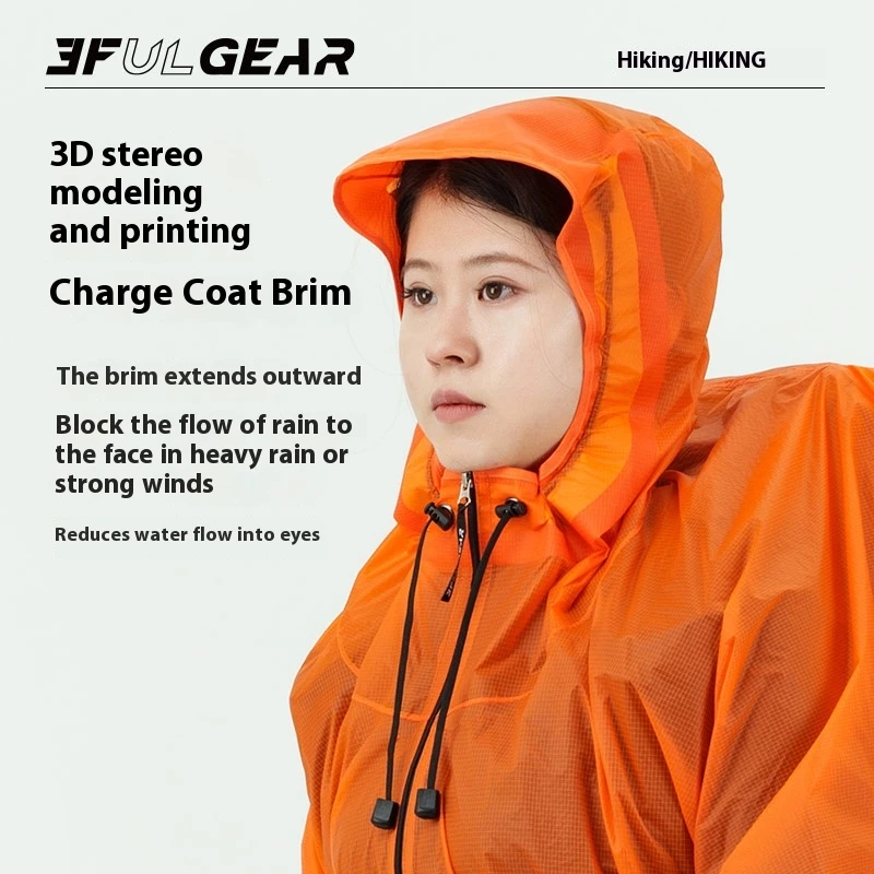 3F UL GEAR 지퍼 레인코트 15D 나일론/210 - Camping Rain Poncho 리뷰 및 가격