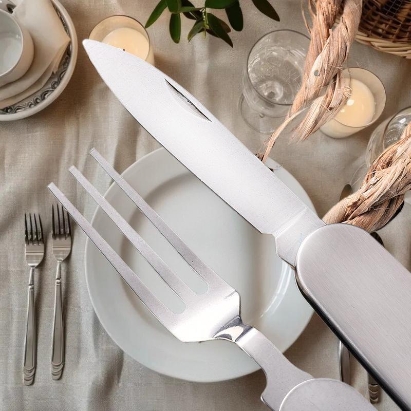 접이식 캠핑 식기 세트 - 야외 활동 및 스포츠 캠핑  - Outdoor Camping Utensils 리뷰 및 가격