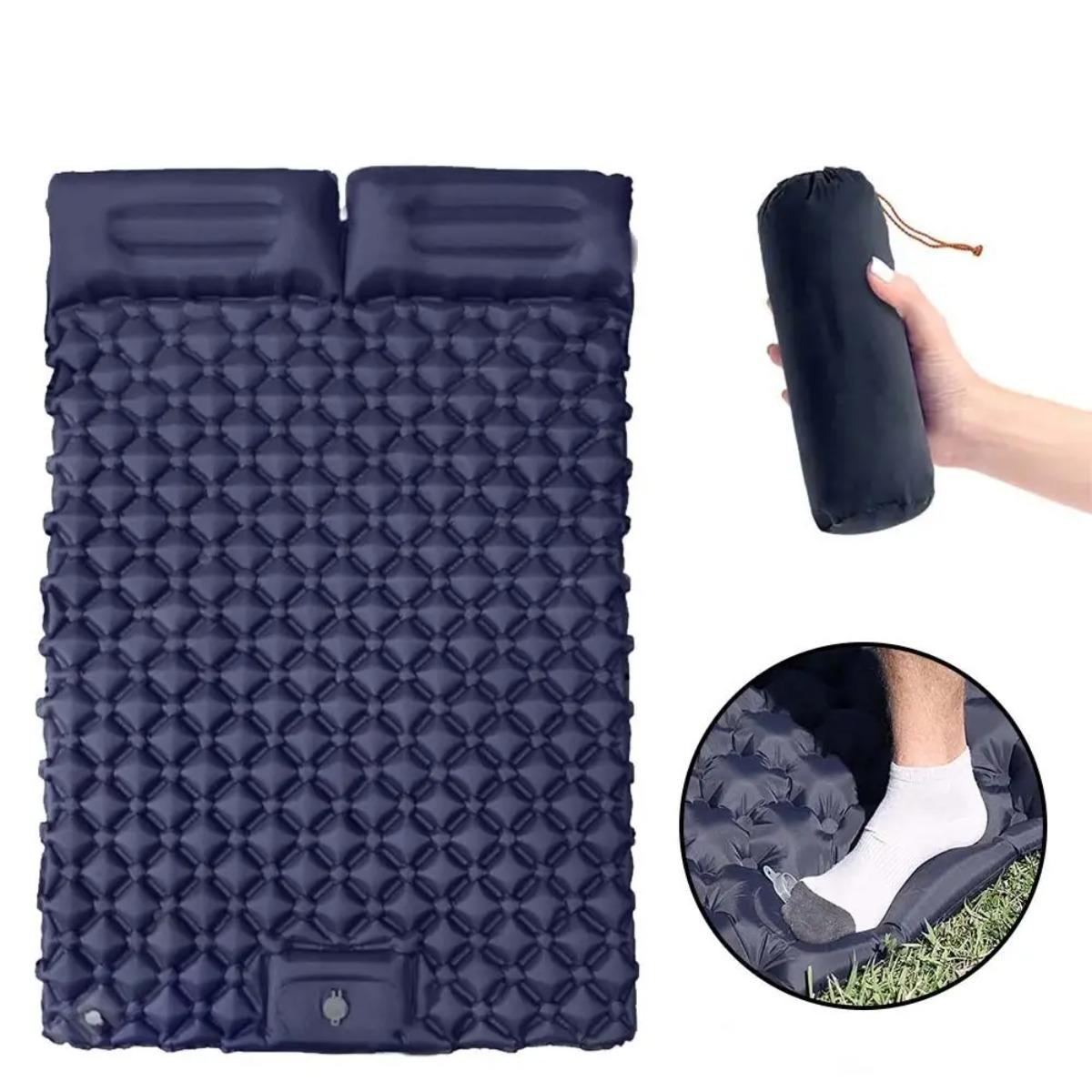 싱글 & 더블 에어 매트리스, 접이식 캠핑 수면 패드  - Outdoor Camping Mat Waterproof 리뷰 및 가격