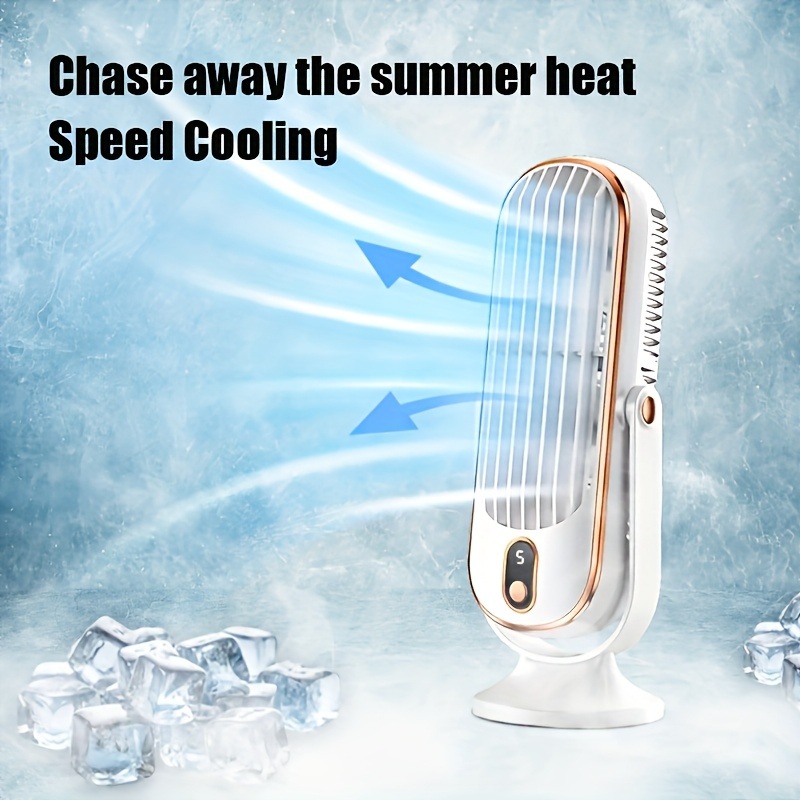 휴대용 세련된 냉각팬, 듀얼 모터 5단 속도 USB 팬 - Outdoor Camping Fan 리뷰 및 가격