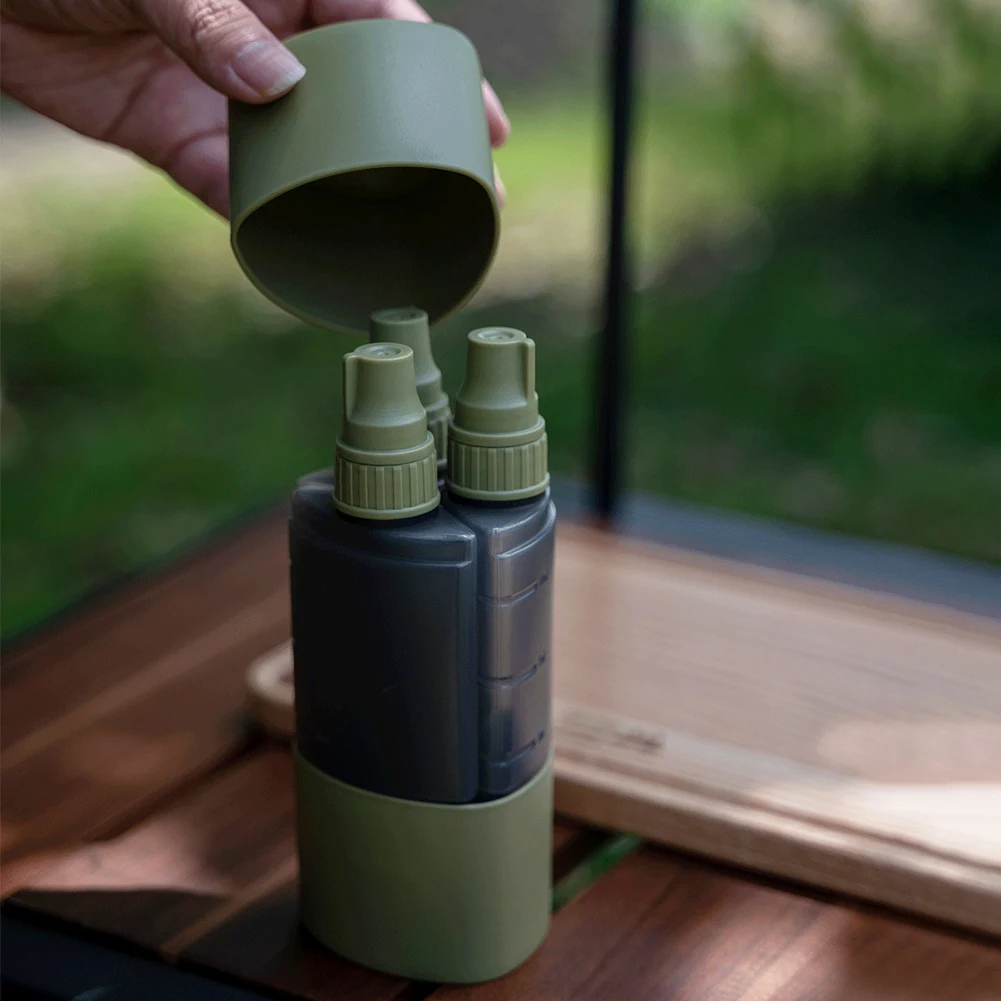 3 In 1 야외 캠핑 조미료 디스펜서 병 바베큐 피크 - Outdoor Camping Utensils 리뷰 및 가격