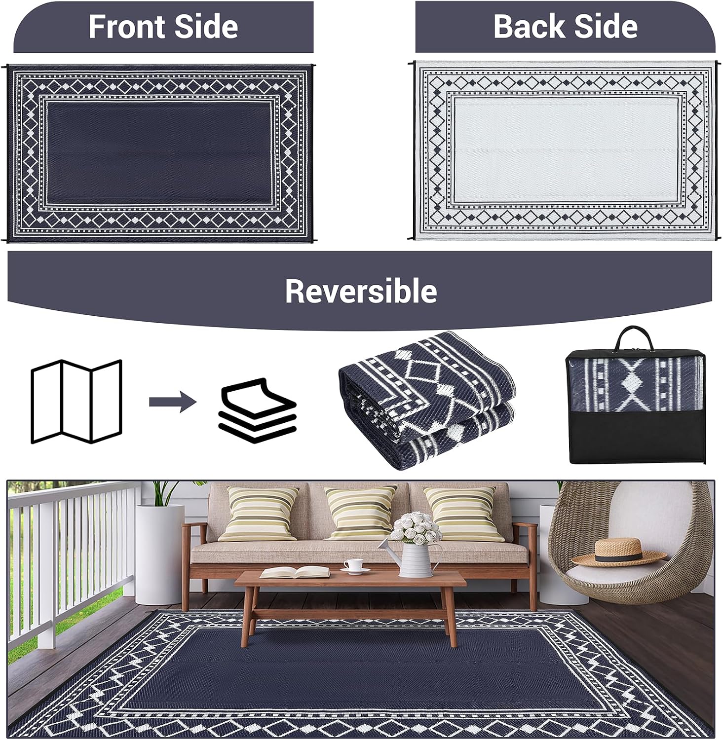 9x18/8X10FT 방수 플라스틱 짚 럭셔리 거실 카 - Outdoor Camping Rugs 9X18 리뷰 및 가격