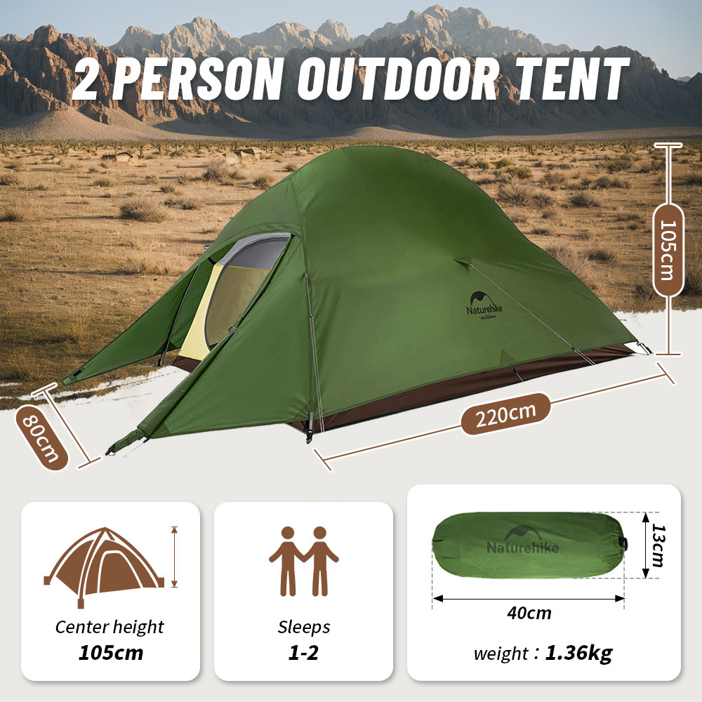 네이처하이크 클라우드 업 1 2 3인 캠핑 텐트 초경량 - Ultralight Sleeping Bag 리뷰 및 가격