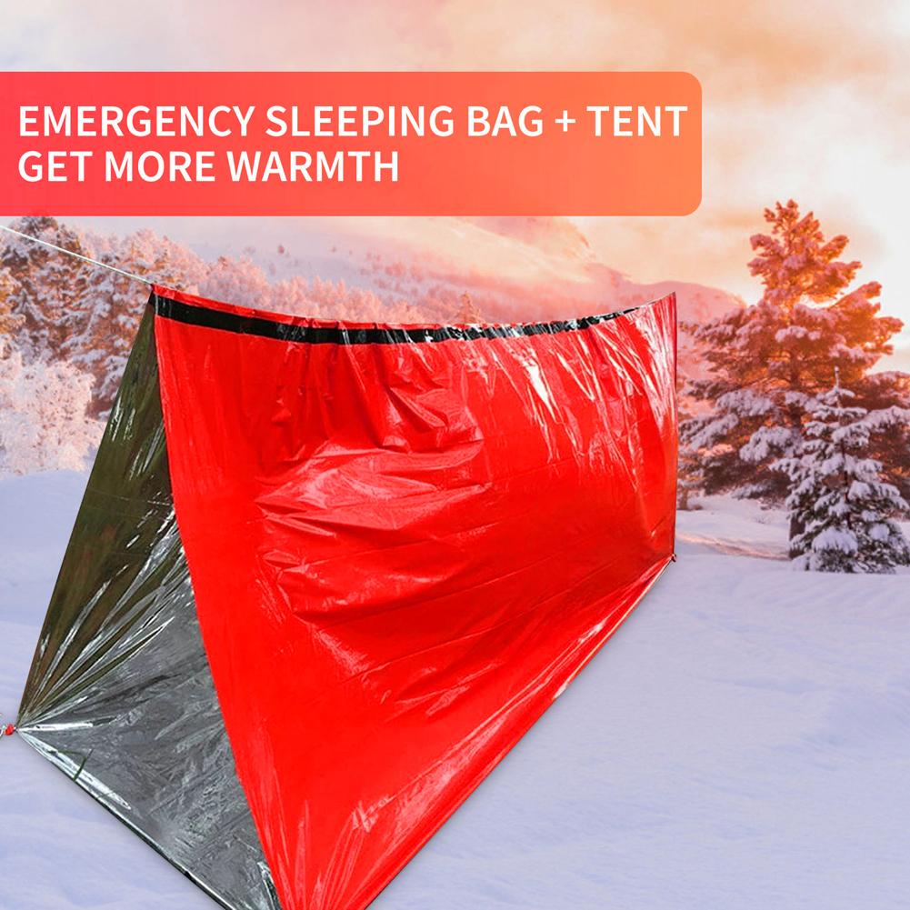 휴대용 방수 비상 생존 침낭 야외 Edc 캠핑 장비 열 - First Aid Kit Camping 리뷰 및 가격