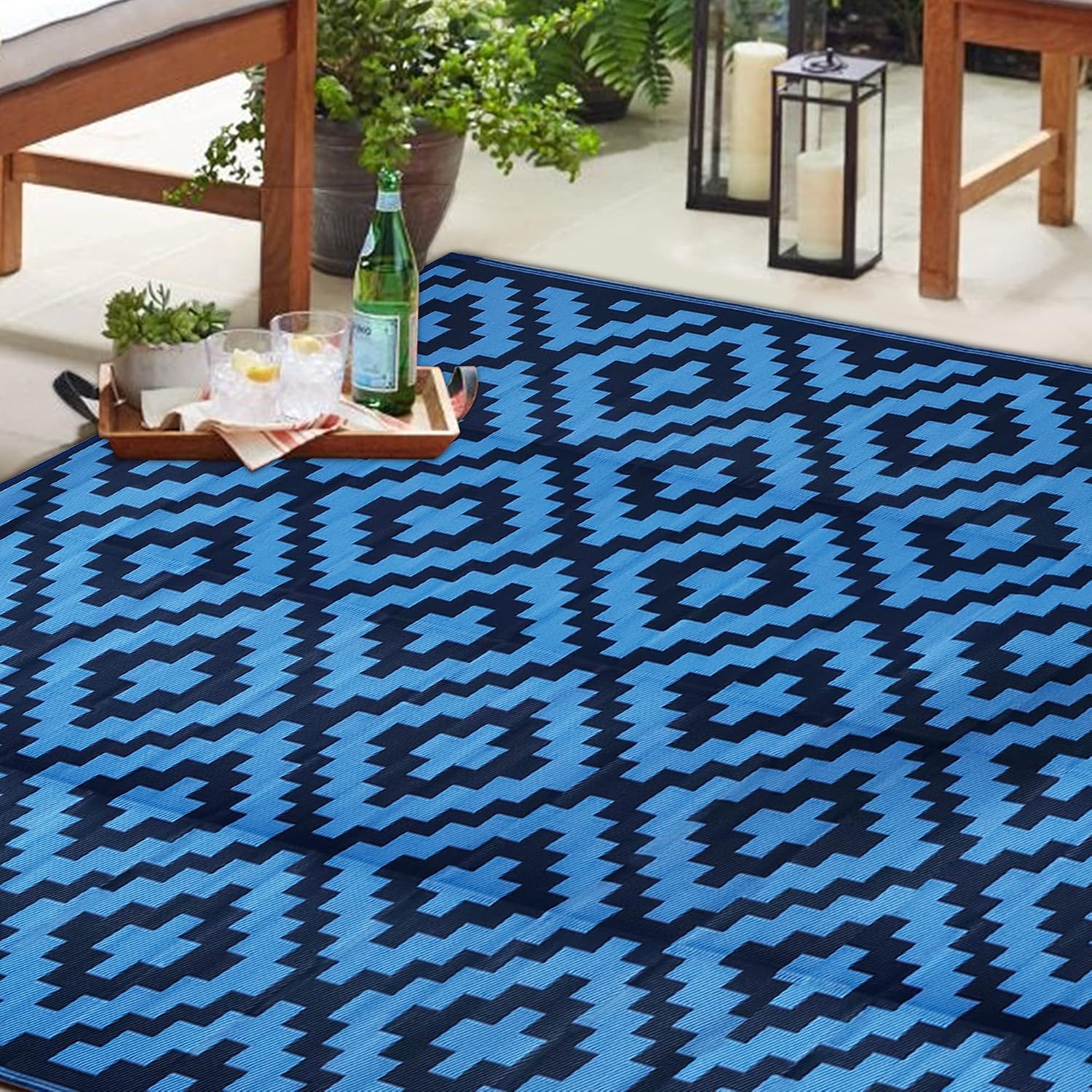 방수 야외 러그 9x18피트, 플라스틱 양면 러그, 모 - Outdoor Camping Rugs 9X18 리뷰 및 가격