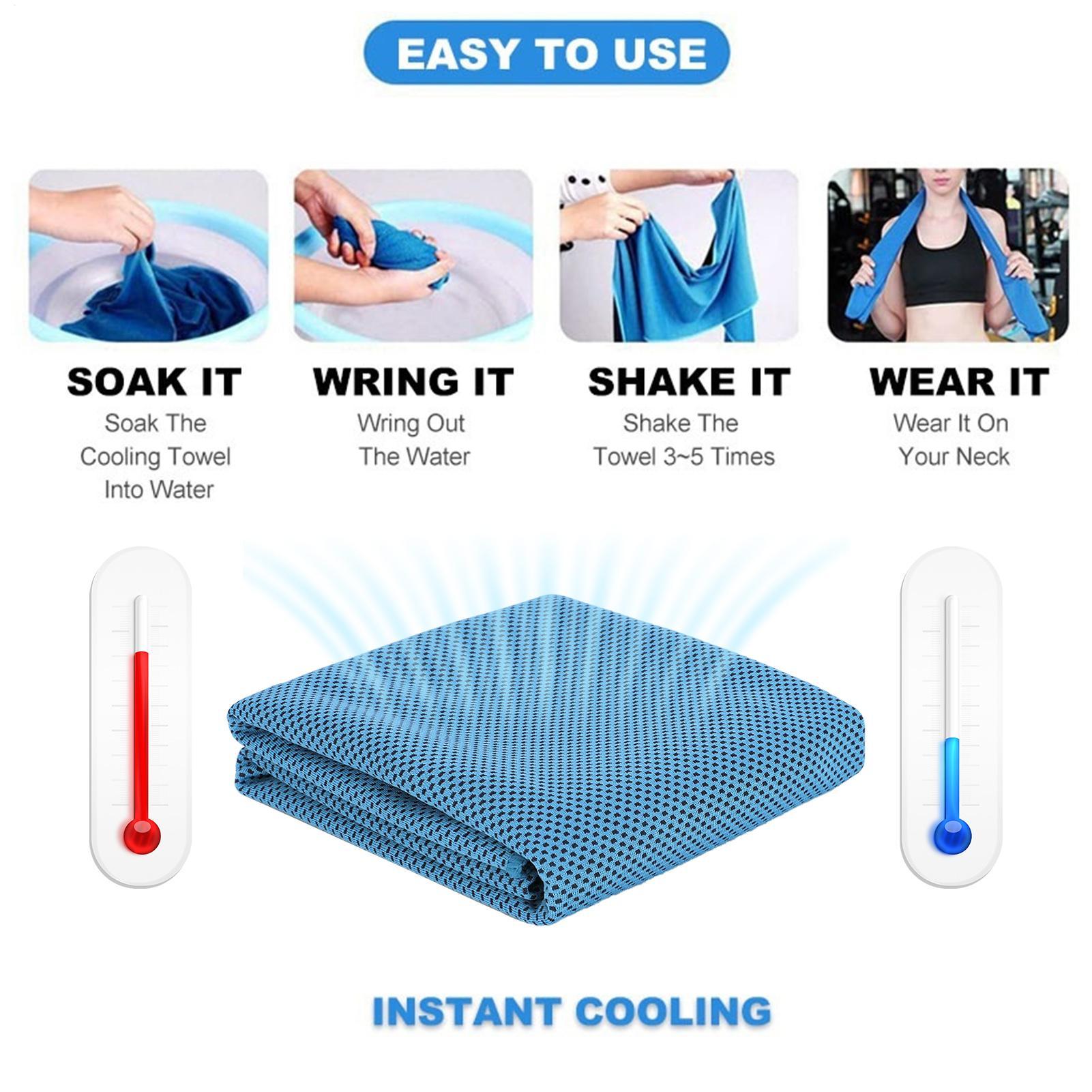 냉각 타월 즉시 냉각 마이크로파이버 쿨 타월 냉각 목  - Camp Towel Microfiber 리뷰 및 가격