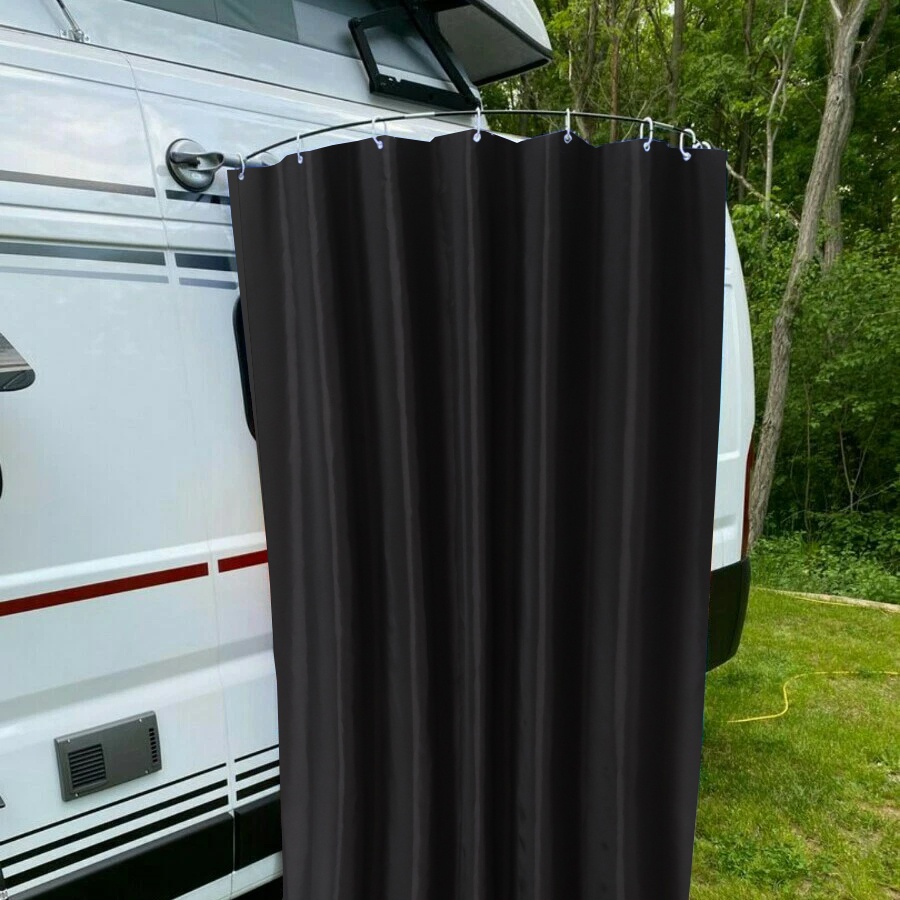 야외 캠핑 샤워 커튼 (흡착컵, 막대 포함) 방수 휴대 - Portable Camping Shower 리뷰 및 가격
