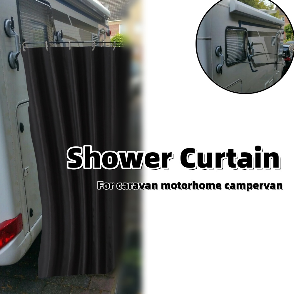 야외 캠핑 샤워 커튼 (흡착컵, 막대 포함) 방수 휴대 - Portable Camping Shower 리뷰 및 가격