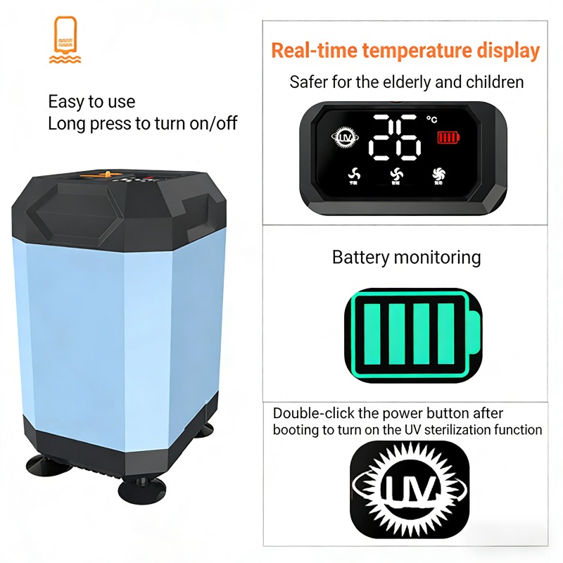 5400mAh/9000mAh 야외 휴대용 캠핑 샤워기  - Portable Camping Shower 리뷰 및 가격