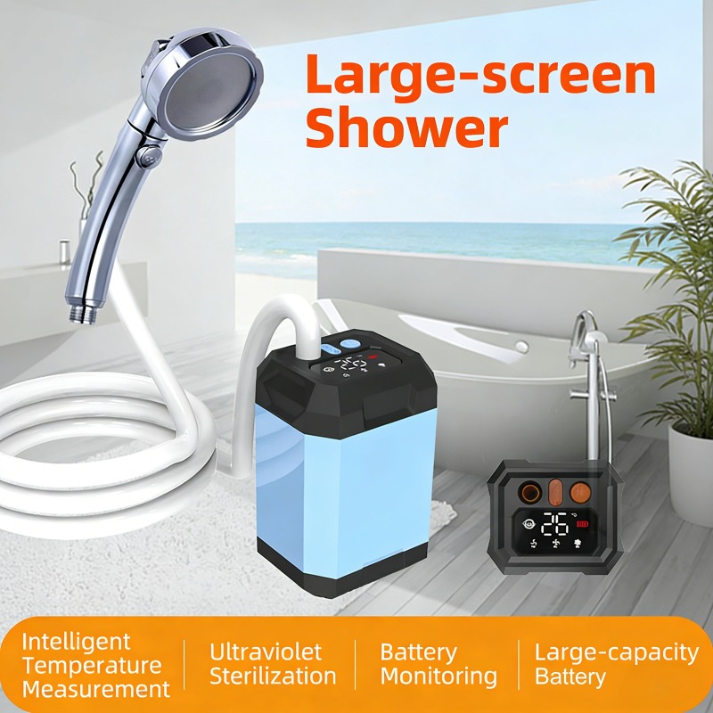 5400mAh/9000mAh 야외 휴대용 캠핑 샤워기  - Portable Camping Shower 리뷰 및 가격