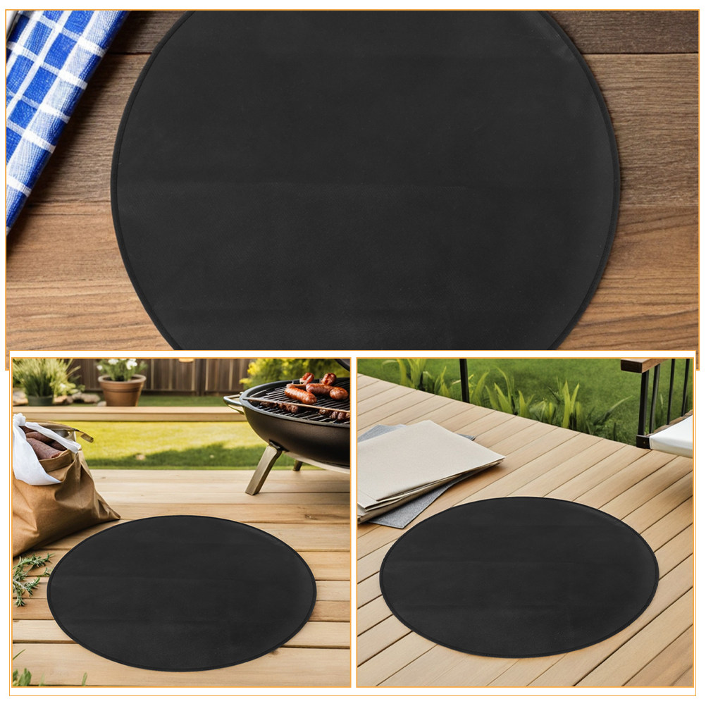 둥근 내화성 바베큐 매트 내열성 화덕 매트 야외 그릴  - Outdoor Camping Mat Waterproof 리뷰 및 가격