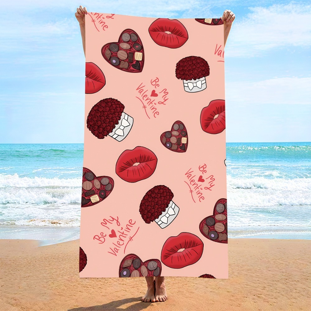 하트 심볼 목욕 타월 27x55인치 비치 타월 마이크로 - Camp Towel Microfiber 리뷰 및 가격