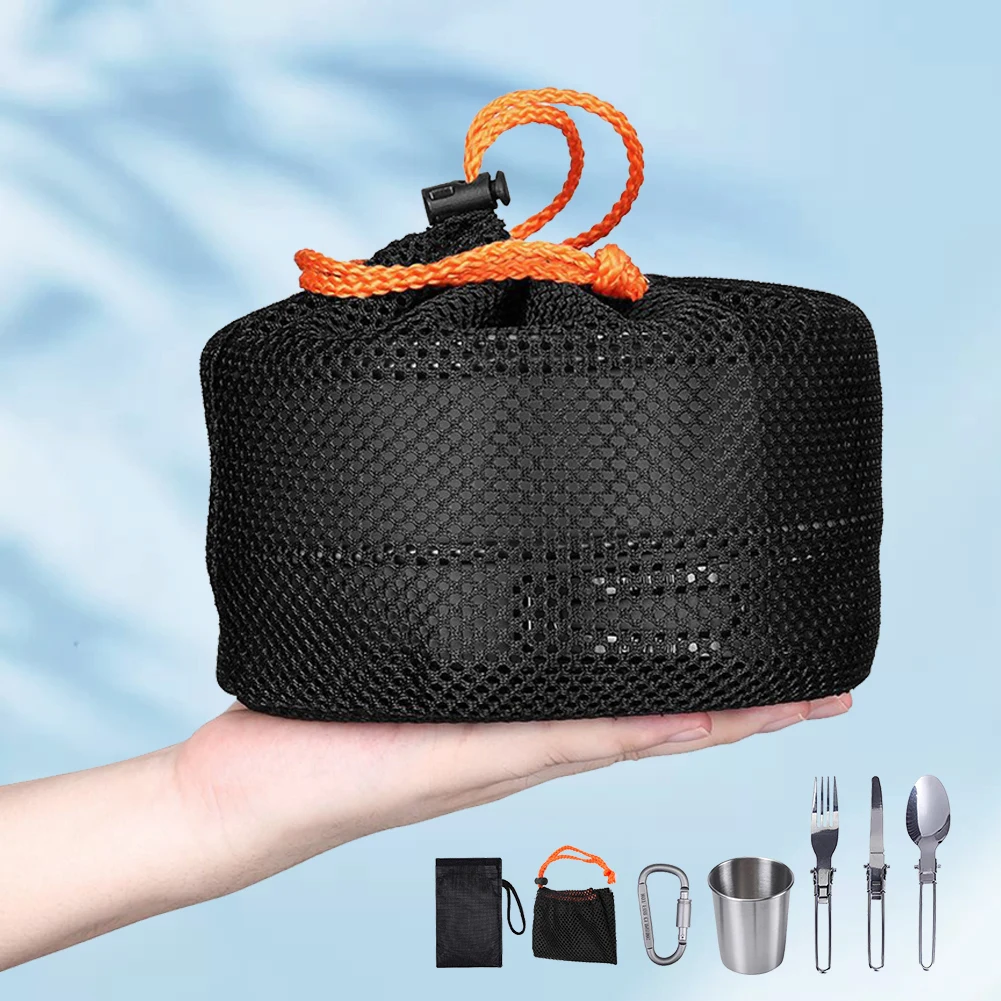 캠핑 조리기구 세트 주전자 냄비 프라이팬 휴대용 접이식 - Outdoor Camping Utensils 리뷰 및 가격