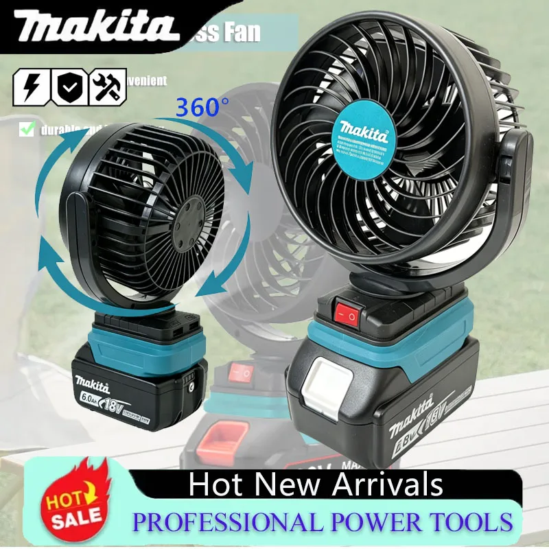 마키타 무선 충전식 선풍기, 마키타 18V 인터페이스용 - Outdoor Camping Fan 리뷰 및 가격