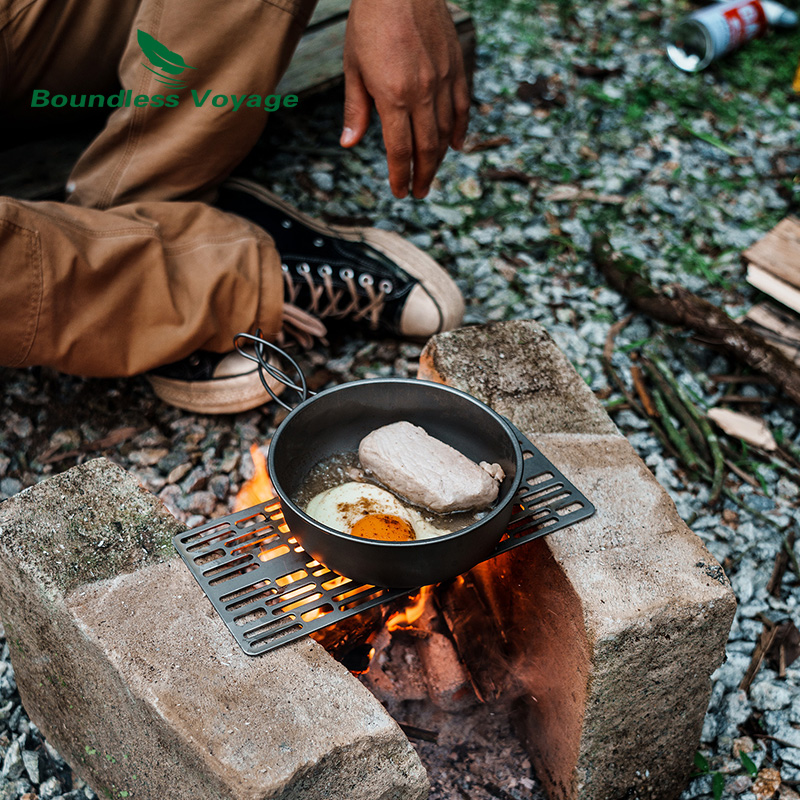 무한 항해 야외 캠핑 티타늄 숯불 바베큐 그릴 플레이트 - Outdoor Camping Utensils 리뷰 및 가격