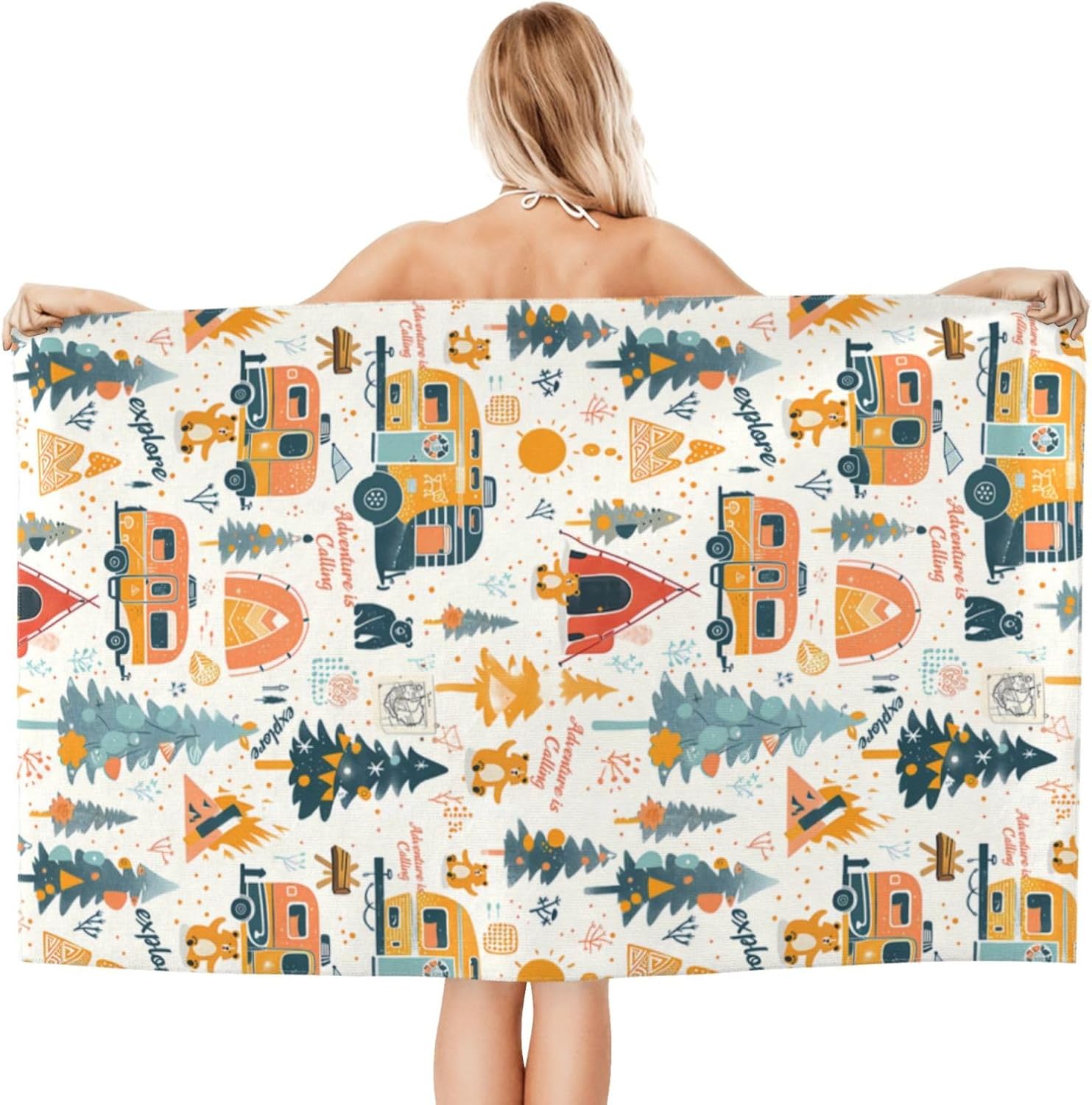 캠핑 어드벤처 비치 타월, 마이크로파이버 속건 캠퍼 텐 - Camp Towel Microfiber 리뷰 및 가격
