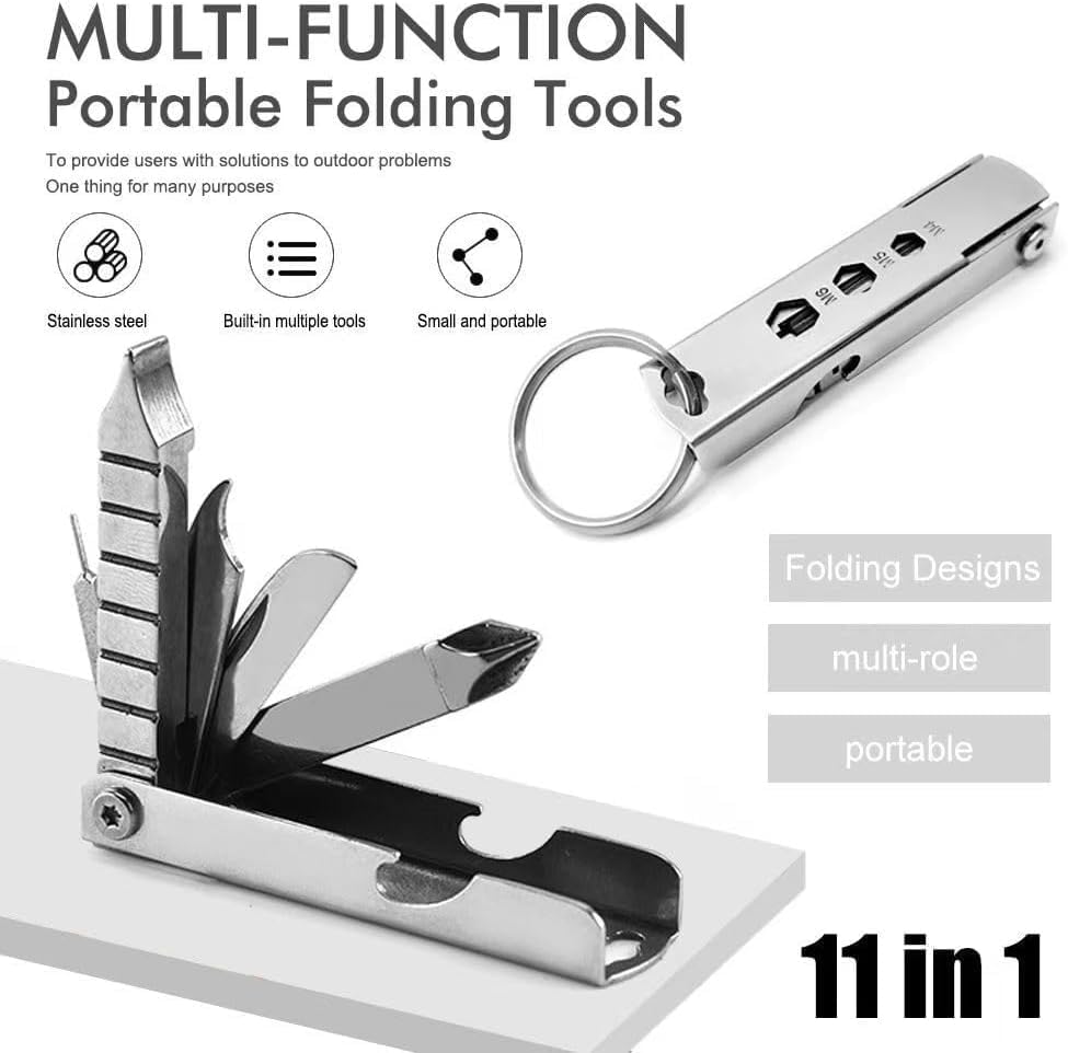 휴대용 미니 스테인레스 스틸 드라이버 렌치 병따개 콤비 - Outdoor Camping Utensils 리뷰 및 가격