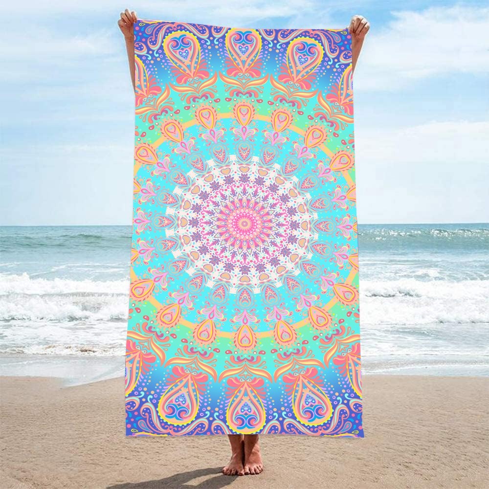 신비한 패턴 비치 타월 80x160CM 피트니스 해변  - Camp Towel Microfiber 리뷰 및 가격