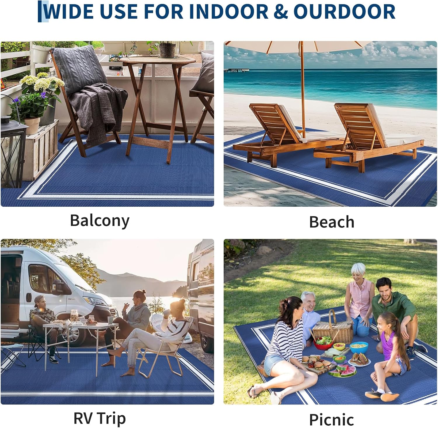 8x10/9X12FT 야외용 러그 카펫 거실 홈 데코  - Outdoor Camping Rugs 8X10 리뷰 및 가격