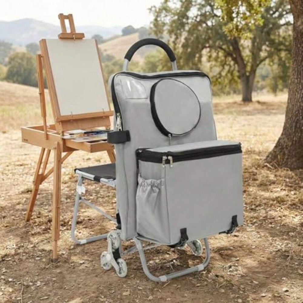 3륜 접이식 아트 카트(수납 가방 및 시트 포함), 휴 - Outdoor Camping Bag 리뷰 및 가격